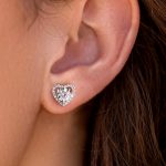Moissanite Diamond Heart 0.5 ct