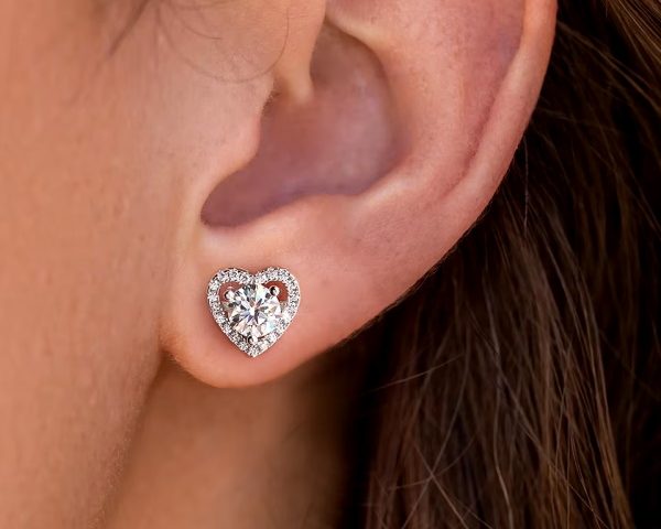 Moissanite Diamond Heart 0.5 ct
