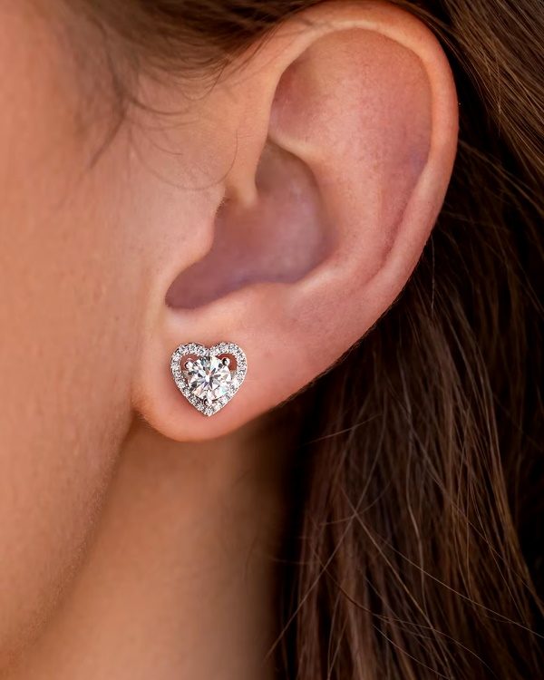 Moissanite Diamond Heart 0.5 ct