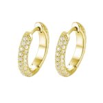 Gold-Moissanite-Hoop-Earrings