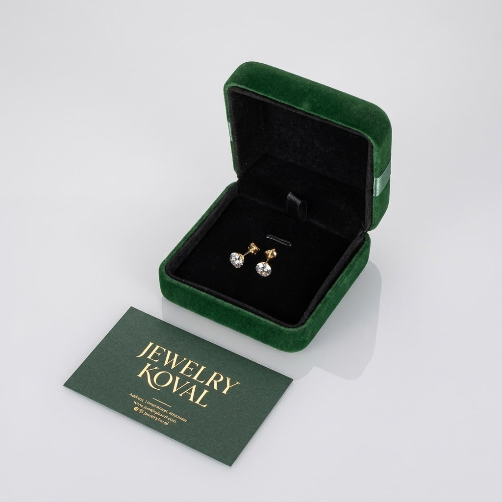 solid-14k-gold-0.5ct-round-moissanite-stud-earrings-jewelry-koval